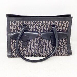 DIOR #ABHUVV Trotter Canvas Tote Bag